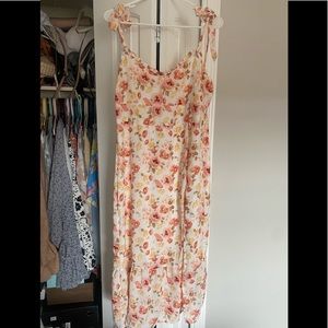 Abercrombie & Fitch floral midi dress